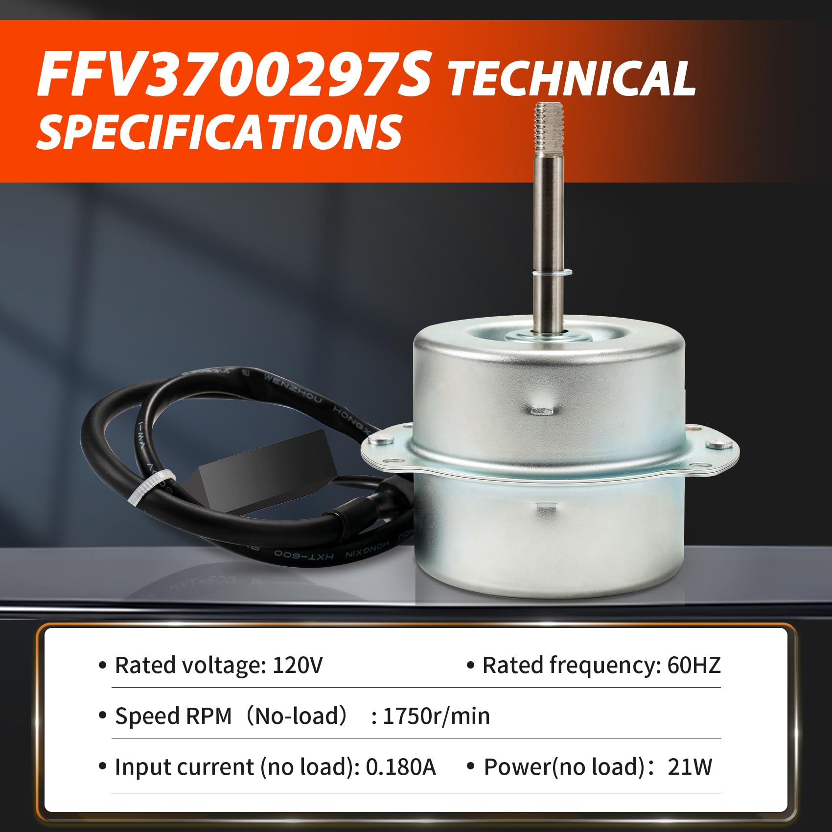 FFV3700297S Bathroom Fan Motor Compatible with Panasonic Exhaust